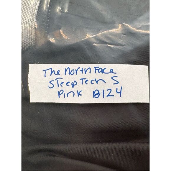 The North Face Steep Tech Jacket Women Size Small Pink Black Hood Belt Snow Ski - Picture 12 of 12